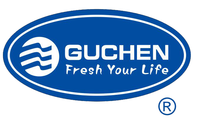 Logotipo de Guchen: fresh your life